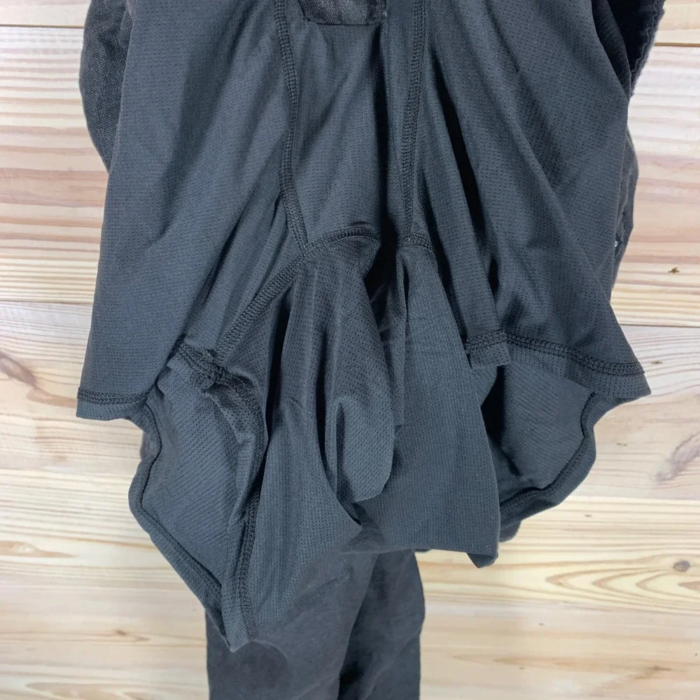 Maamgic Linen Pants Mens XL Black Relaxed Drawstring Lined Trousers Straight Leg